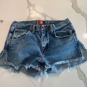 Wrangler cut off Jean shorts